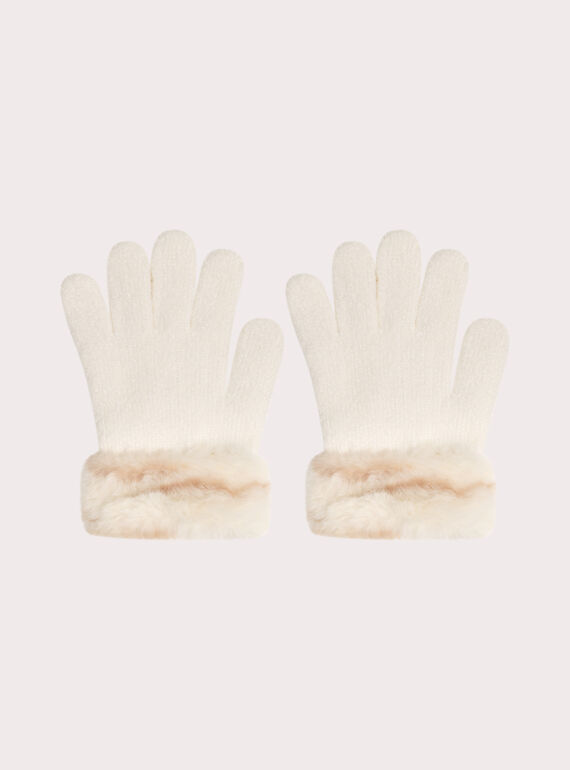 Gants beige pour fille VYAJOGAN3 / 24WI01N2GAN003