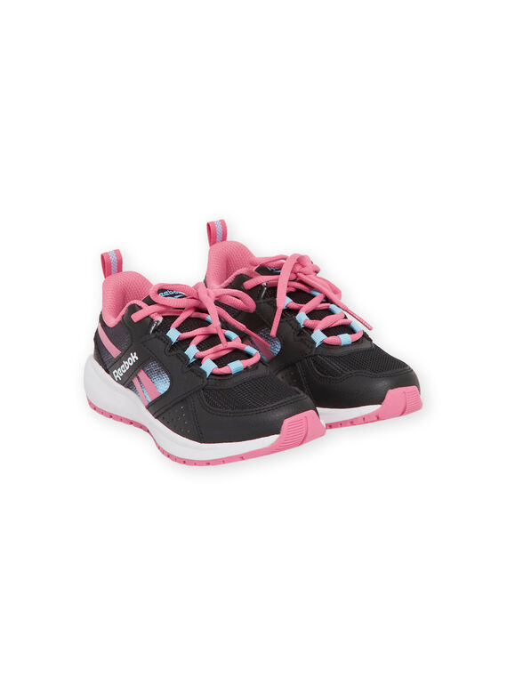 Baskets Reebok noires à détails roses enfant garçon MAG57454 / 21XK3542D36090