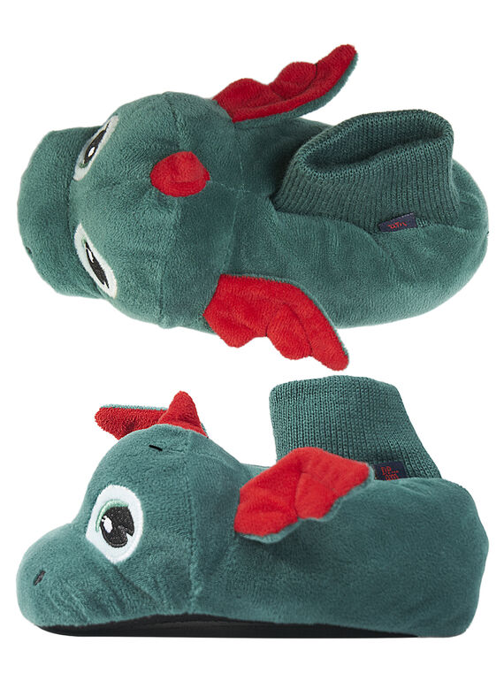 Chausson peluche dragon enfant garçon GGBOOTDRA / 19WK36Z1PTD600