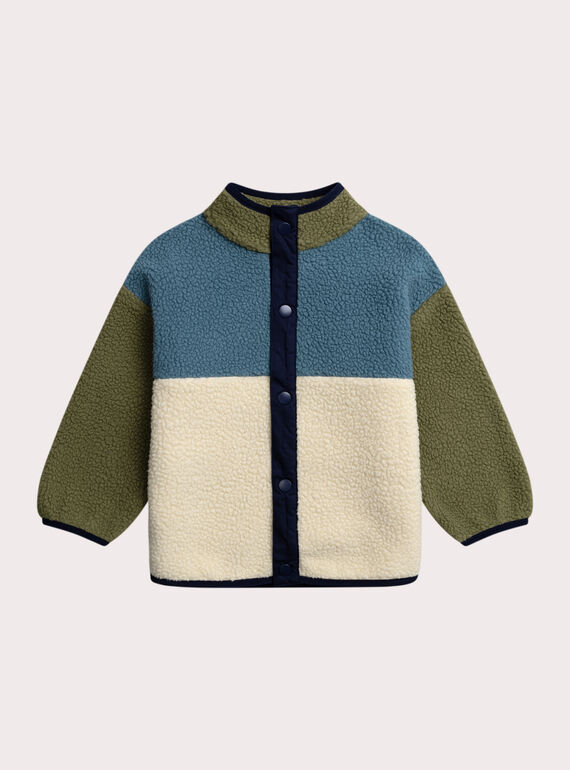 Veste effet mouton color block XOJOGIL1 / 25W902D1GIL009
