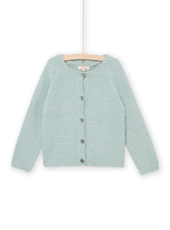 Cardigan chenille bleu PAYJOCAR3 / 22W901D7CAR626