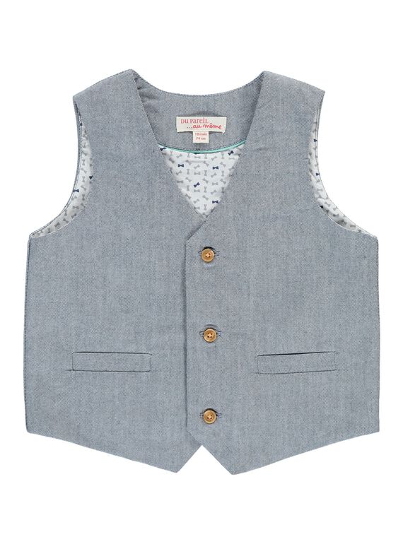 Gilet sans manches bébé garçon CUCEGIL2 / 18SG10M1GIL099