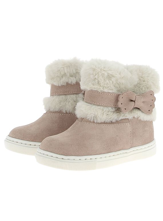 Botte en cuir bébé fille DBFBOTCHIC / 18WK37T1D10030