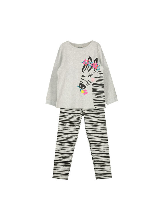Pyjama fantaisie fille FEFAPYJZEB / 19SH1145PYJ943