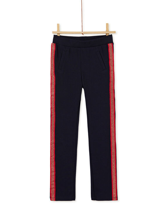 Pantalon en milano, bande en lurex sur les côtés KAJOMIL3 / 20W90152D2B070