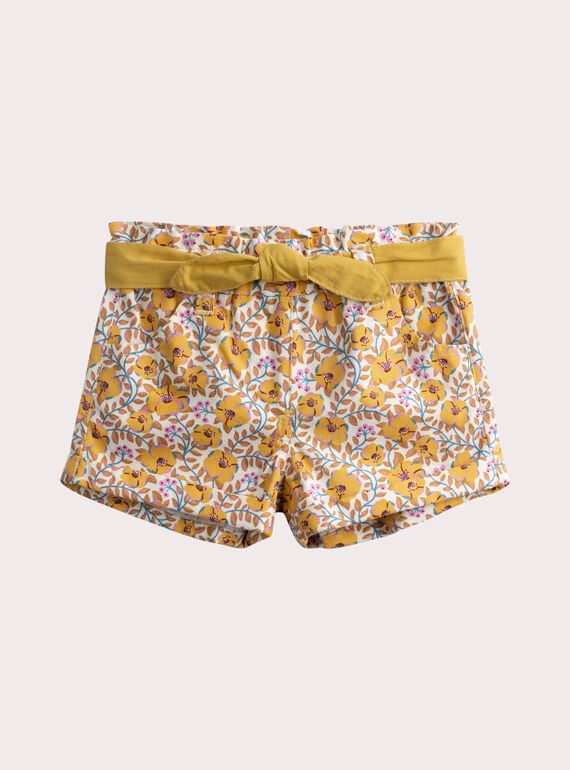 Short à fleurs pour bébé fille  WIPRISHO / 25SG09S1SHO003