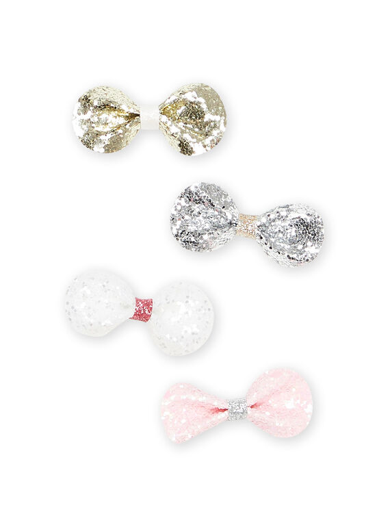 4 barrettes nud à paillettes RYAJOCLIC9 / 23SI01B2BRTK008