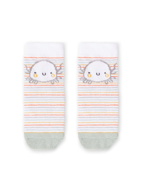 Chaussettes blanches naissance garçon LOU2CHO2 / 21SF41I2SOQ000