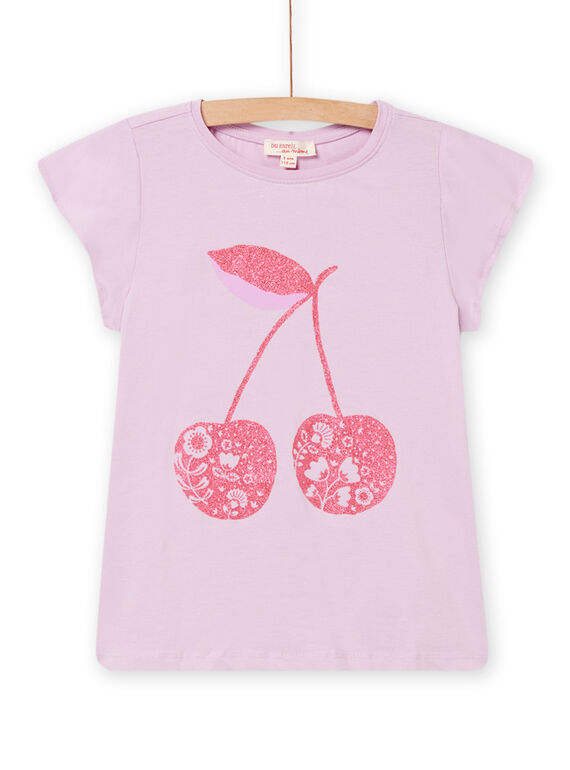 T-shirt manches courtes parme enfant fille NAJOTI3 / 22S90175TMC320
