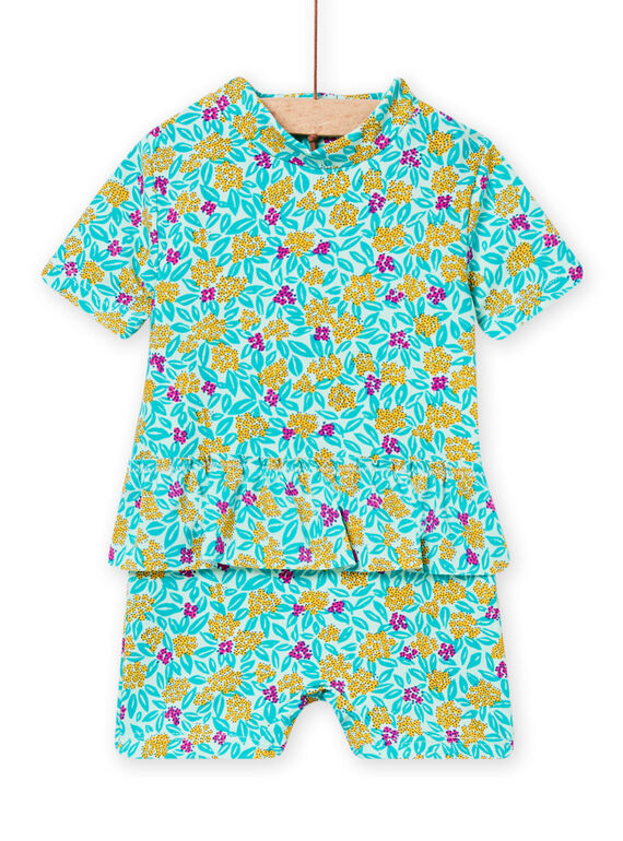 Combinaison de bain vert amande bébé fille NYICOMB / 22SI09L2MAI611