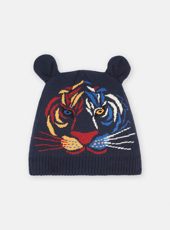 Bonnet imprimé tigre pour garçon SYOGROBON2 / 23WI0295BON705