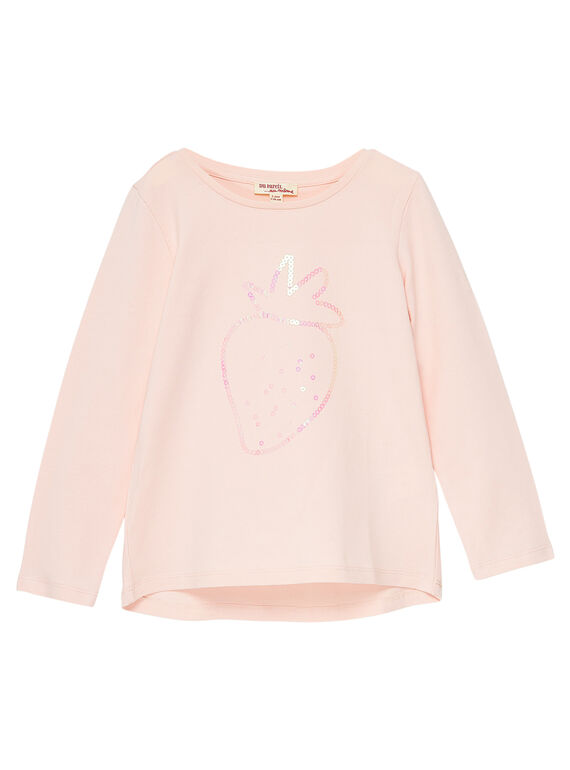 Tee Shirt Manches Longues Rose JAJOTEE6 / 20S90146D32D327