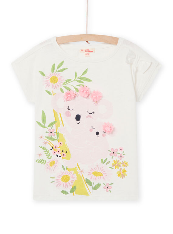 Tee Shirt Manches Courtes Ecru NASOTI4 / 22S901Q1TMC001