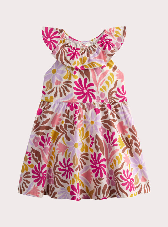 Robe à volume imprimé floral WAMUMROB2 / 25S901W1ROB003