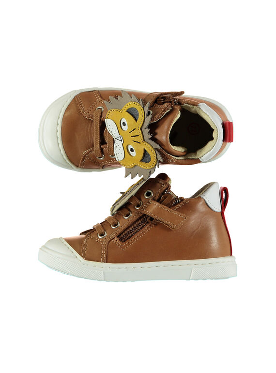 Basket ville cuir bébé garçon FBGBASLEO / 19SK3842D3F804