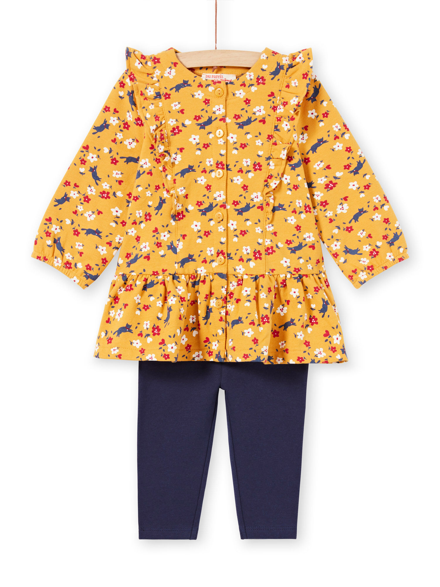 Robe jaune et bleu marine cheap