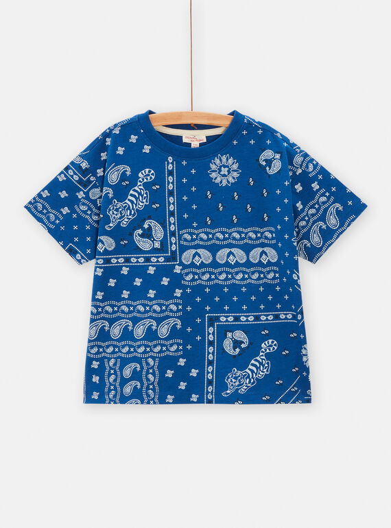 Tee Shirt Manches Courtes Bleu marine TODETI2 / 24S902J1TMC070