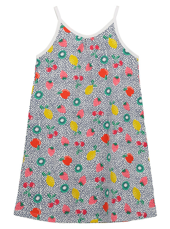 Chemise de nuit en coton fille FEFACHUFRU / 19SH11H2CHN000