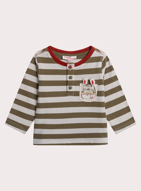 T-shirt tunisien à rayures pour bébé garçon XUJATUN / 25WG10M2TMLA002
