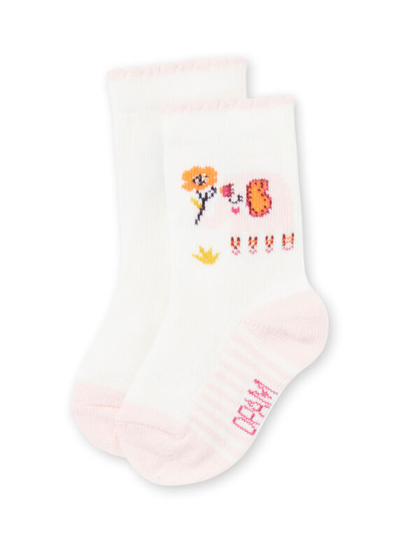 Chaussettes écrues bébé fille LYITERSOQ / 21SI09V1SOQ001
