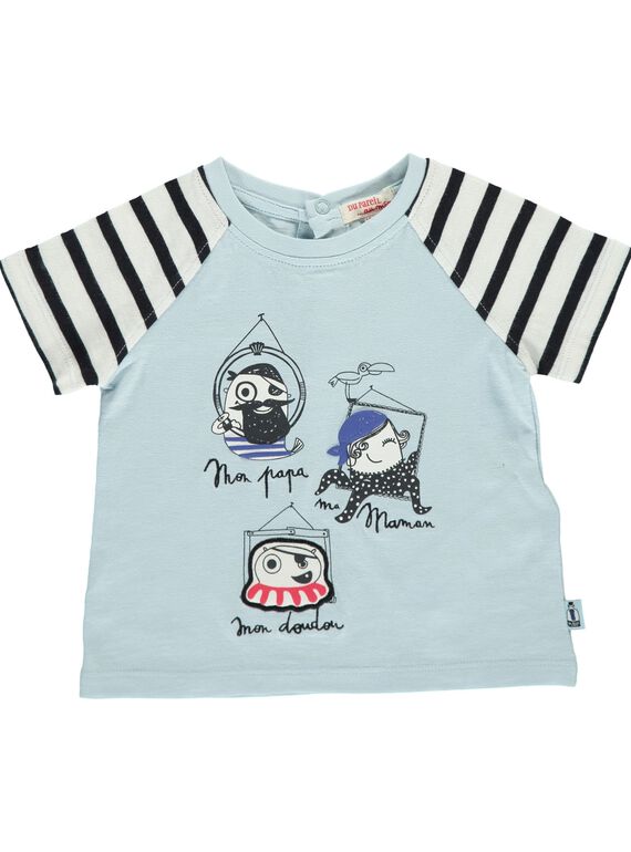 Tee-shirt manches courtes bébé garçon CUBENTI1 / 18SG10G1TMC218