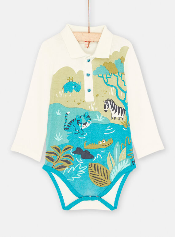 Body lin à motifs savane pour bébé garçon SUDUBOD / 23WG10P1BODA016