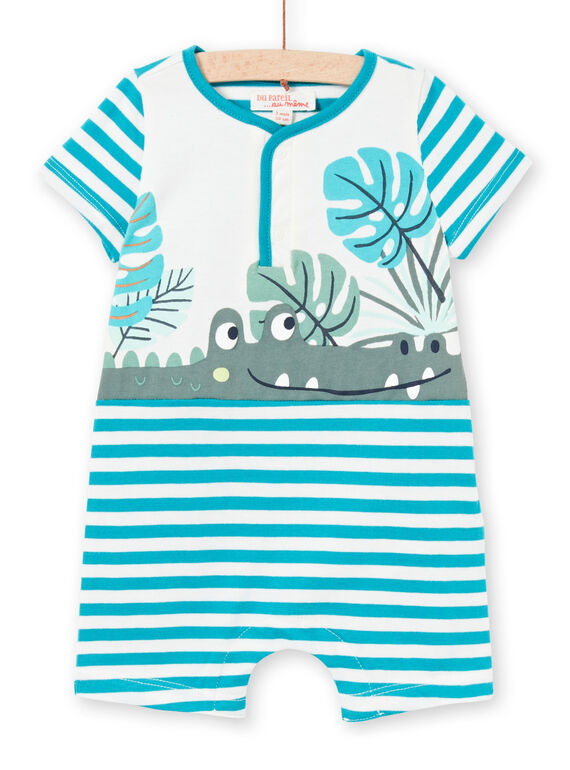 Combinaison courte en jersey bébé garçon LUPLACOM1 / 21SG10T1CBL001