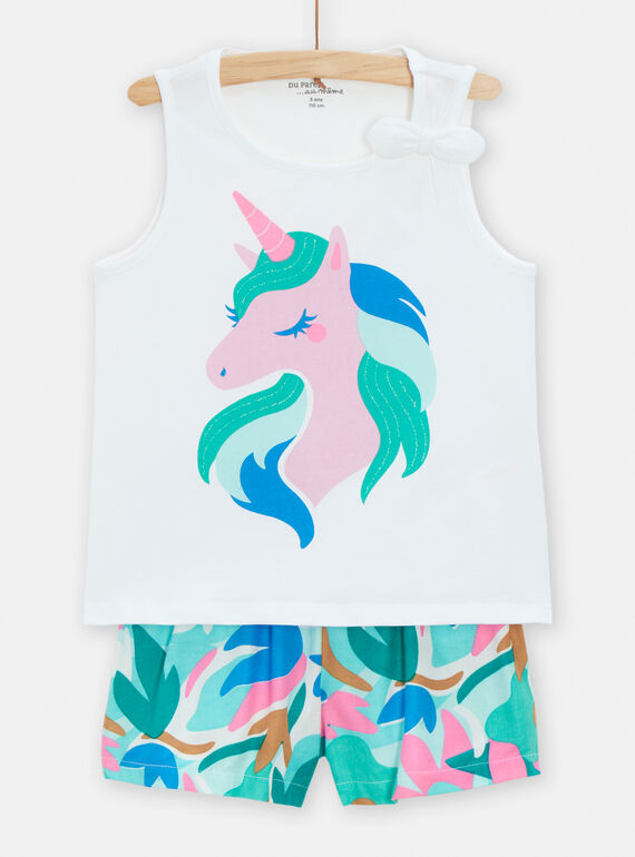 Pyjama licorne pour fille TEFAPYJNOT / 24SH1157PYJ000