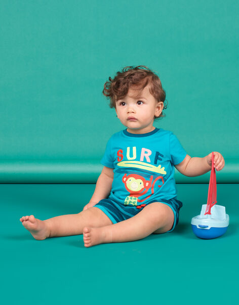 Ensemble Short Eponge Et Tee Shirt Bebe Garcon Combinaison Ensemble Bebe Dpam