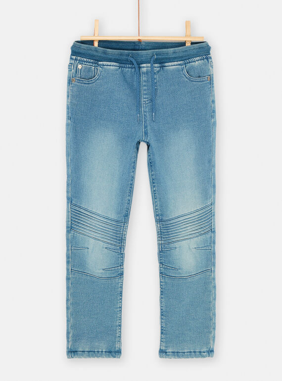 Jean bleu denim pour garçon SOKHOJEAN / 23W902Q1JEAP269