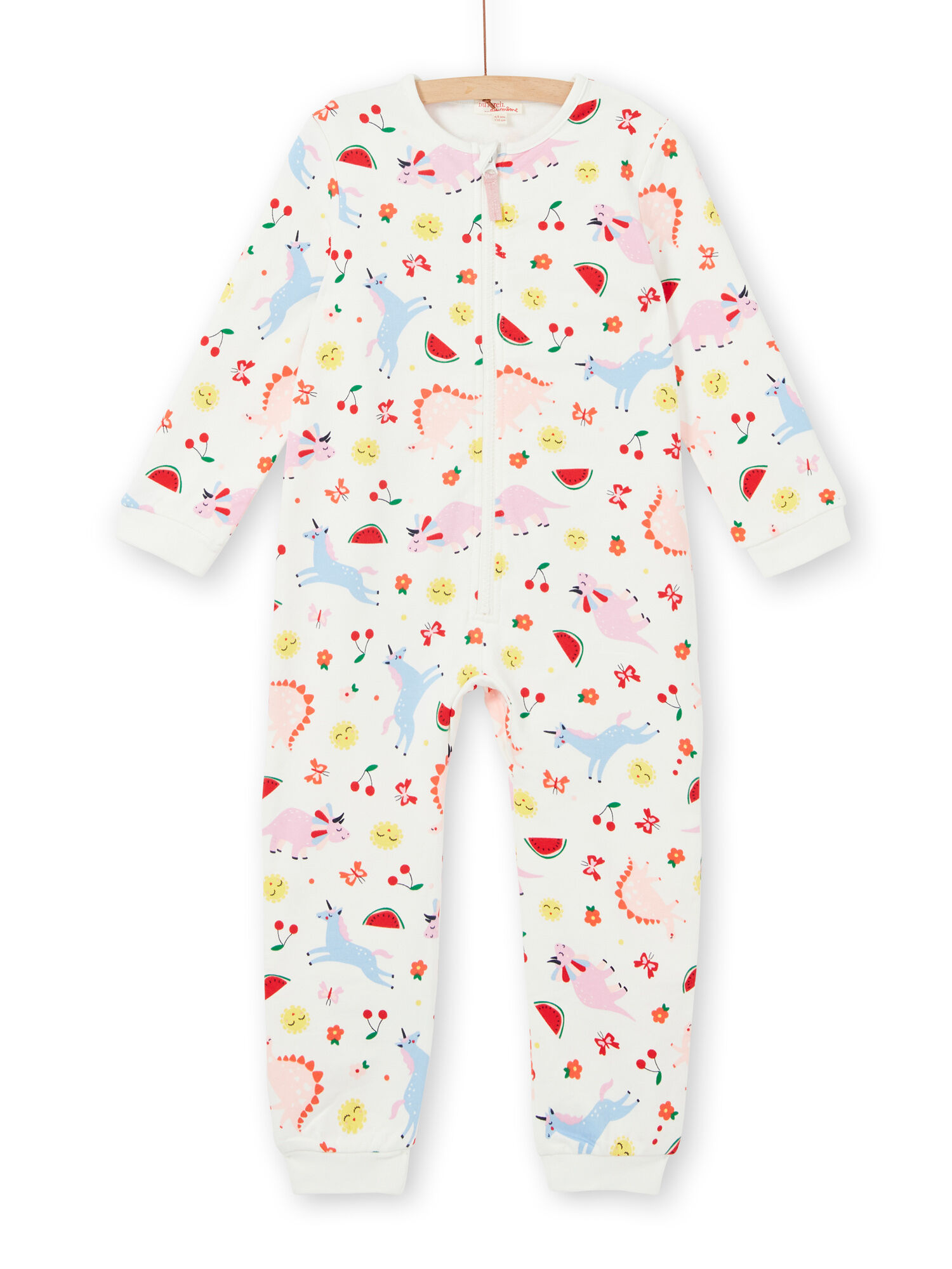 Surpyjama enfant fille en molleton gratte imprime fantaisie achat en ligne Pyjama DPAM