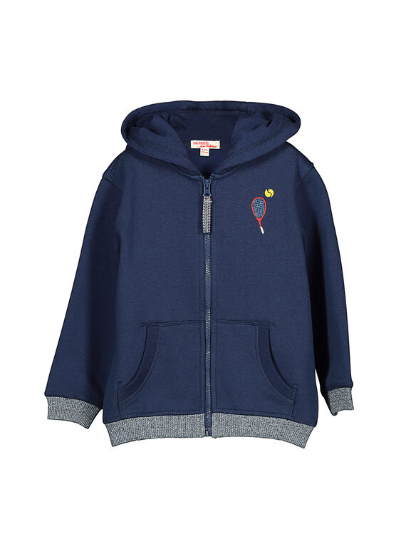 Sweat zippé à capuche garçon FOJOJOH1 / 19S902Y1D33070