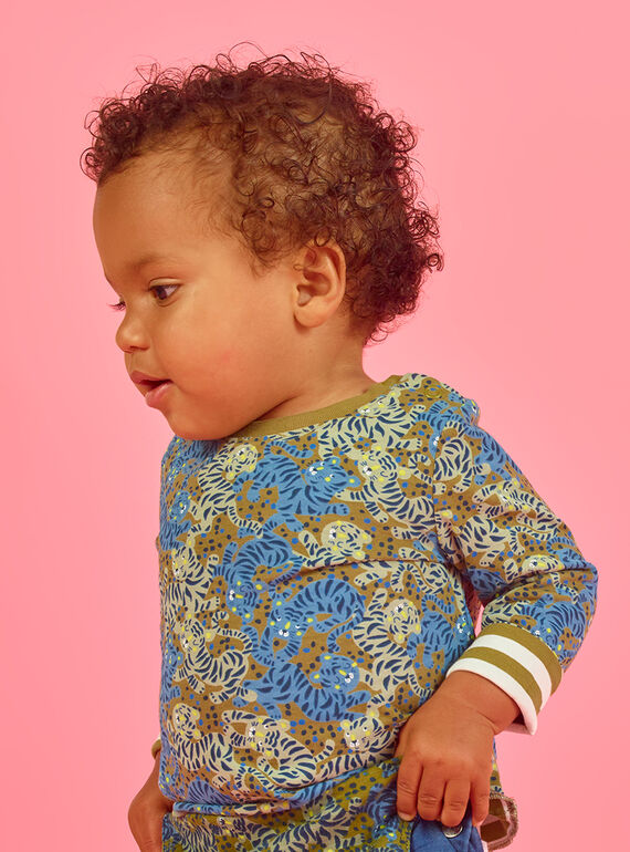 T-shirt réversible manches longues bébé garçon MUKATEE2 / 21WG10I3TML604