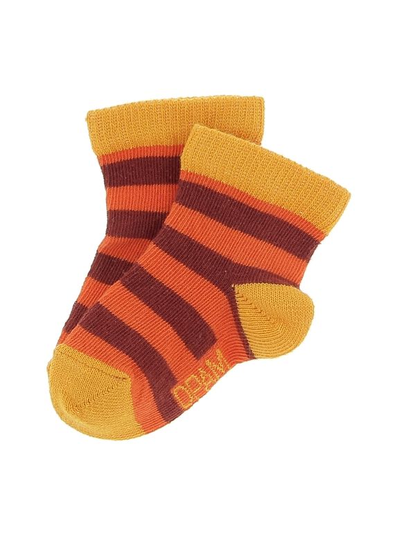 Chaussettes rayées bébé garçon CYUJOCHO10B / 18SI10S8SOQ099