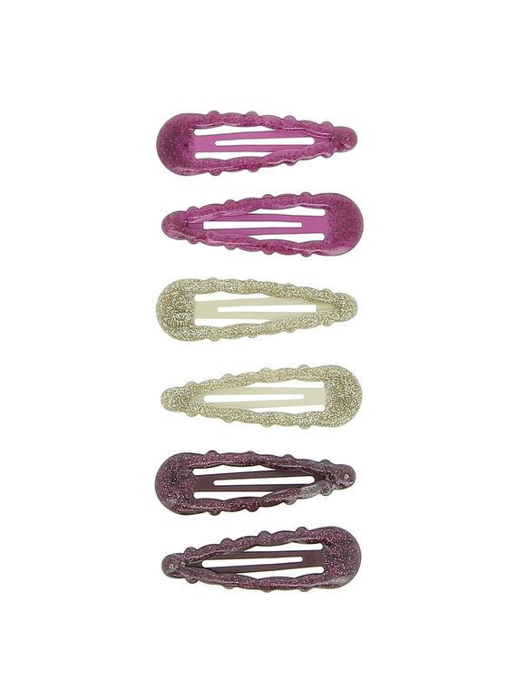 Lot de barrettes à paillettes fille DYACHOCLIC2 / 18WI01F2BRT099