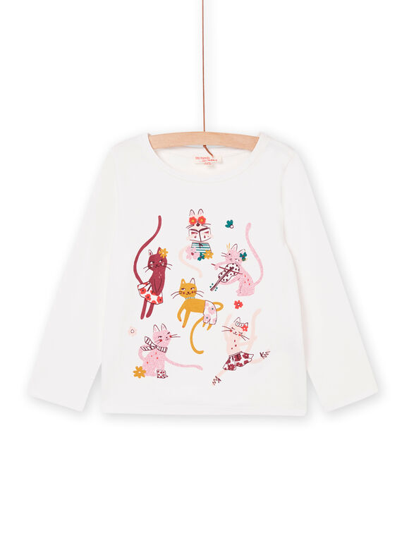 T-shirt manches longues à motif chats PAPRITEE4 / 22W901P4TML001