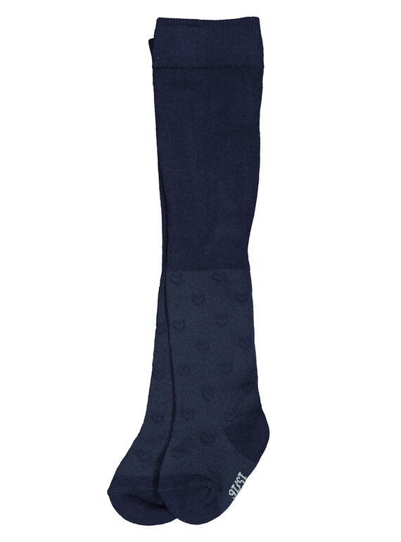 Collants bleu marine bébé fille FYIJOCOL3 / 19SI0932COLC205