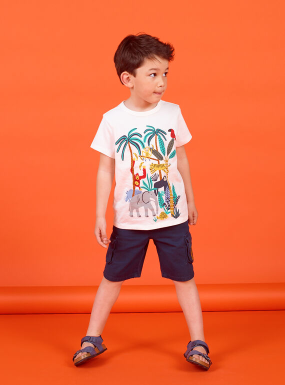 Tee Shirt Manches Courtes Ecru LOVITI4 / 21S902U4TMC001