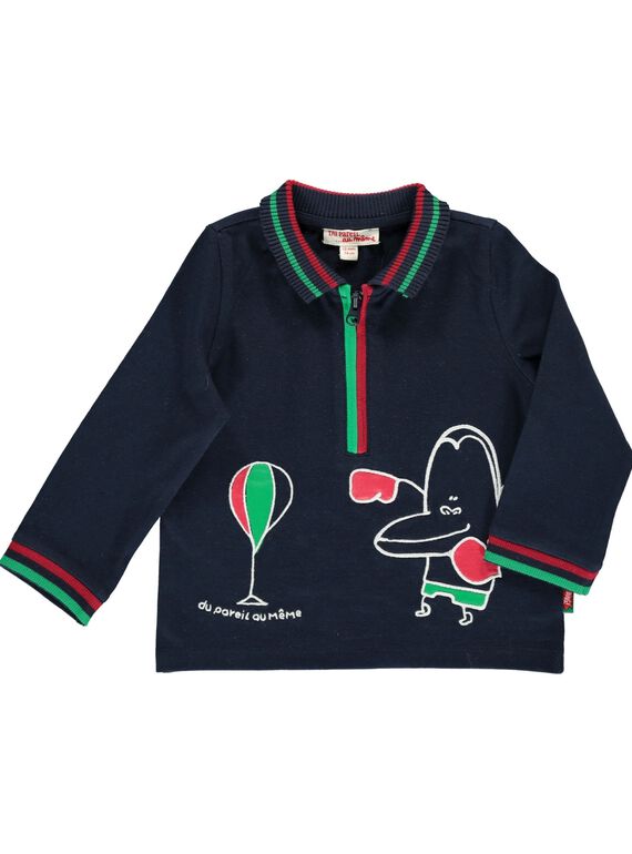 Polo manches longues bébé garçon DUTRIPOL / 18WG10D1POLC205