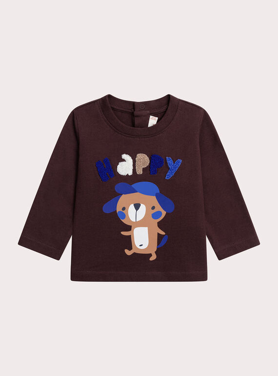 T-shirt chien pour bébé garçon XUBLUTEE2 / 25WG10N3TML501