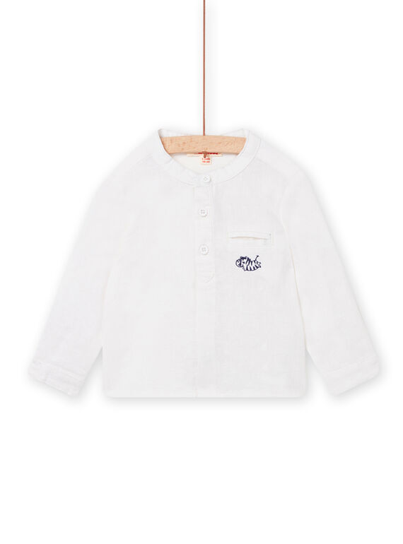 Chemise blanche bébé garçon NUSOCHEM / 22SG10Q1CHM000
