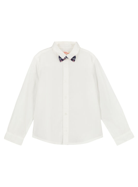 Chemise blanche avec Noeud ET cravate Amovibles GONOCHEM / 19W902V2CHM000