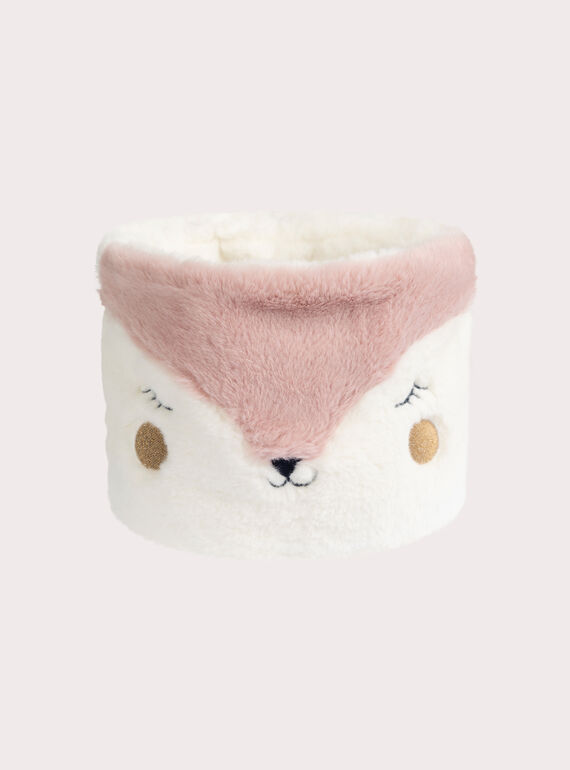 Snood motif biche pour fille  VYAJOSNOO1 / 24WI01M3SNO001