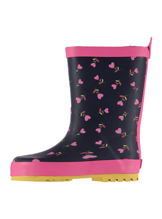 Bottes de pluie Bleu marine FFBPCOEUR / 19SK35X2D0C070