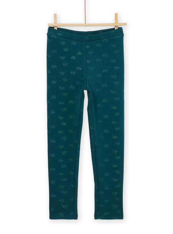 Legging à imprimé arc-en-ciel vert PAJOLEG4 / 22W901C7PANG633