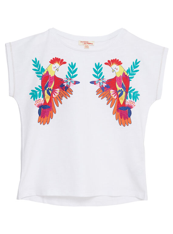 T-shirt manche courte, imprimé perroquet  JAMARTI1 / 20S901P2TMC000