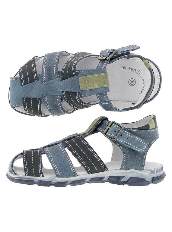 Sandale en cuir garçon CGSANDGECO / 18SK36W1D0EC218