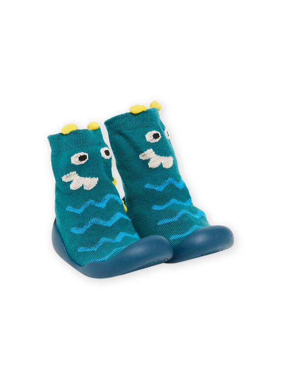 Chaussons chaussettes à semelle flexible PUCHO7VERT / 22XK3844D08600