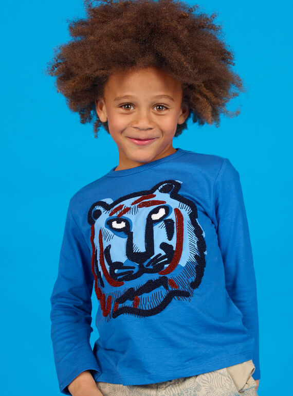 Tee Shirt Manches Longues Bleu LOBLETEE2 / 21S902J3TML702