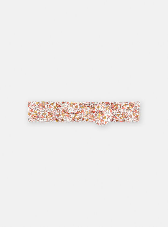 Bandeau écru à imprimé fleuri SYICOUBAN / 23WI09L1BAN001
